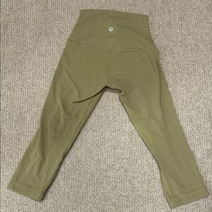 lululemon Kids Olive Cropped Leggings